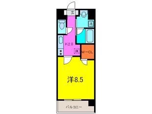 メイプルコ－ト布池の物件間取画像